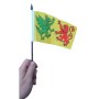 Bandeiriña de Man do Estandarte Real da Gallaecia 16x10cm