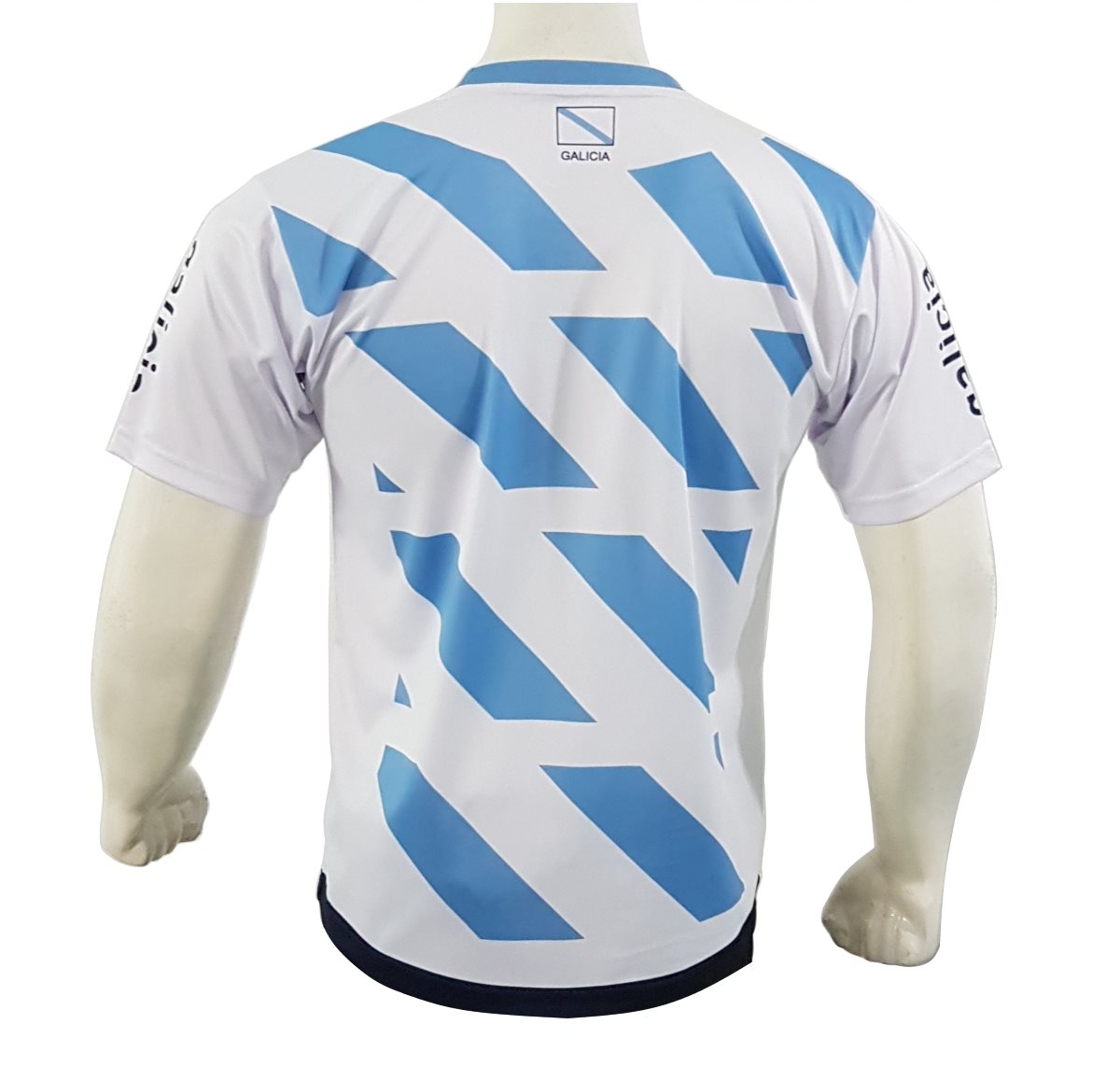 Camisola galega de fútbol para rapaces